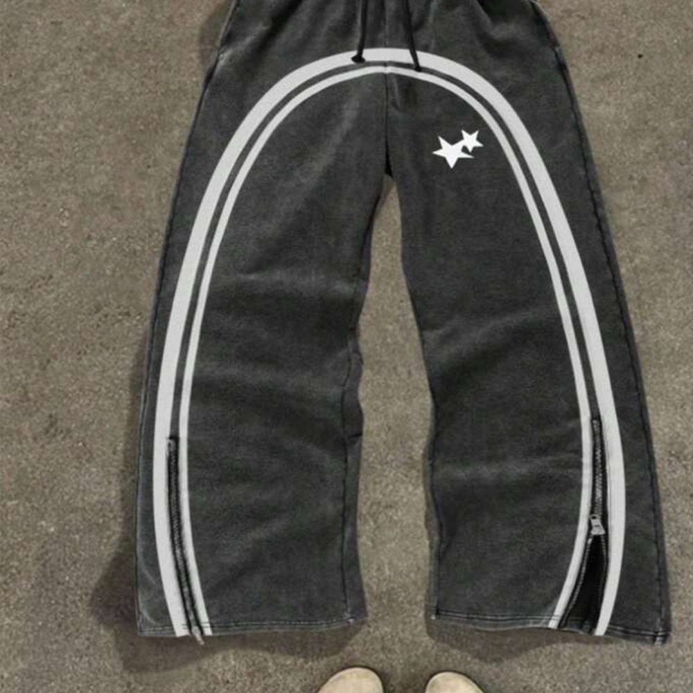 Boys black baggy sweatpants